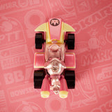 Hot Wheels Mario Kart Pink Gold Peach Collectible Vehicle