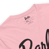 Barbie Script Logo Unisex Pink T-Shirt