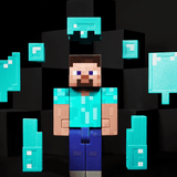 Minecraft Diamond Level Steve Collector Action Figure