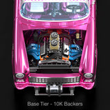 RLC Exclusive 1:18 Scale ‘55 Chevy Bel Air Gasser “Candy Striper” - Crowdfund