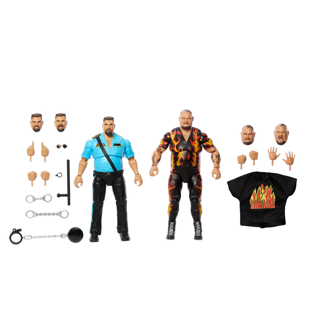 WWE Coliseum Collection Bam Bam Bigelow & Big Boss Man 2-Pack Action Figures