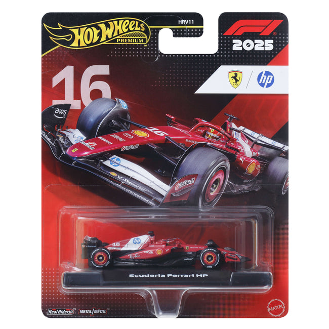 Hot Wheels 2025 Formula 1® Scuderia Ferrari HP Racing Team #16
