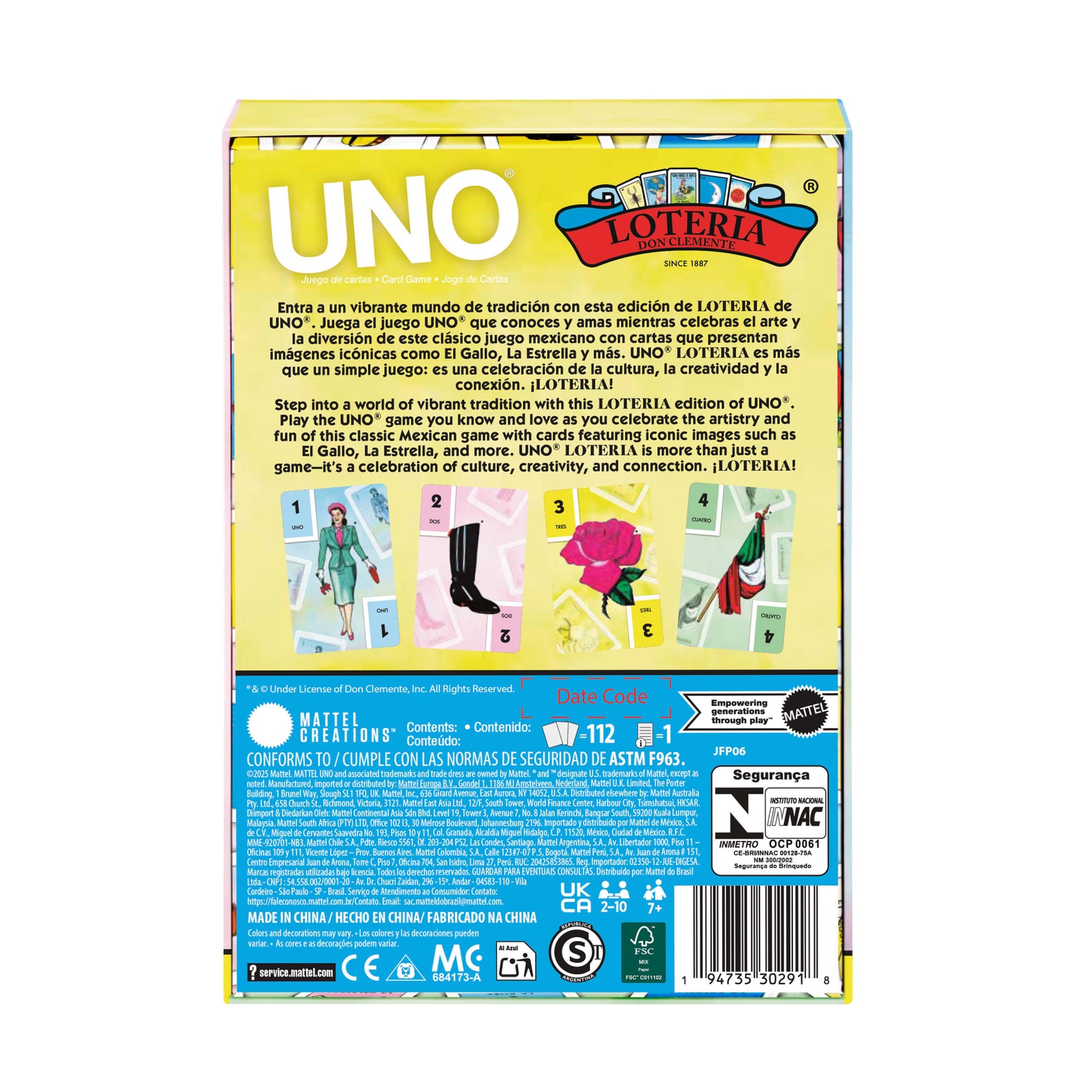 UNO Canvas Loteria