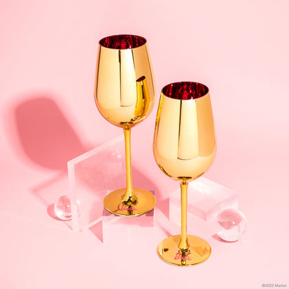 Barbie™ X Dragon Glassware® Dreamhouse™ Wine Glasses