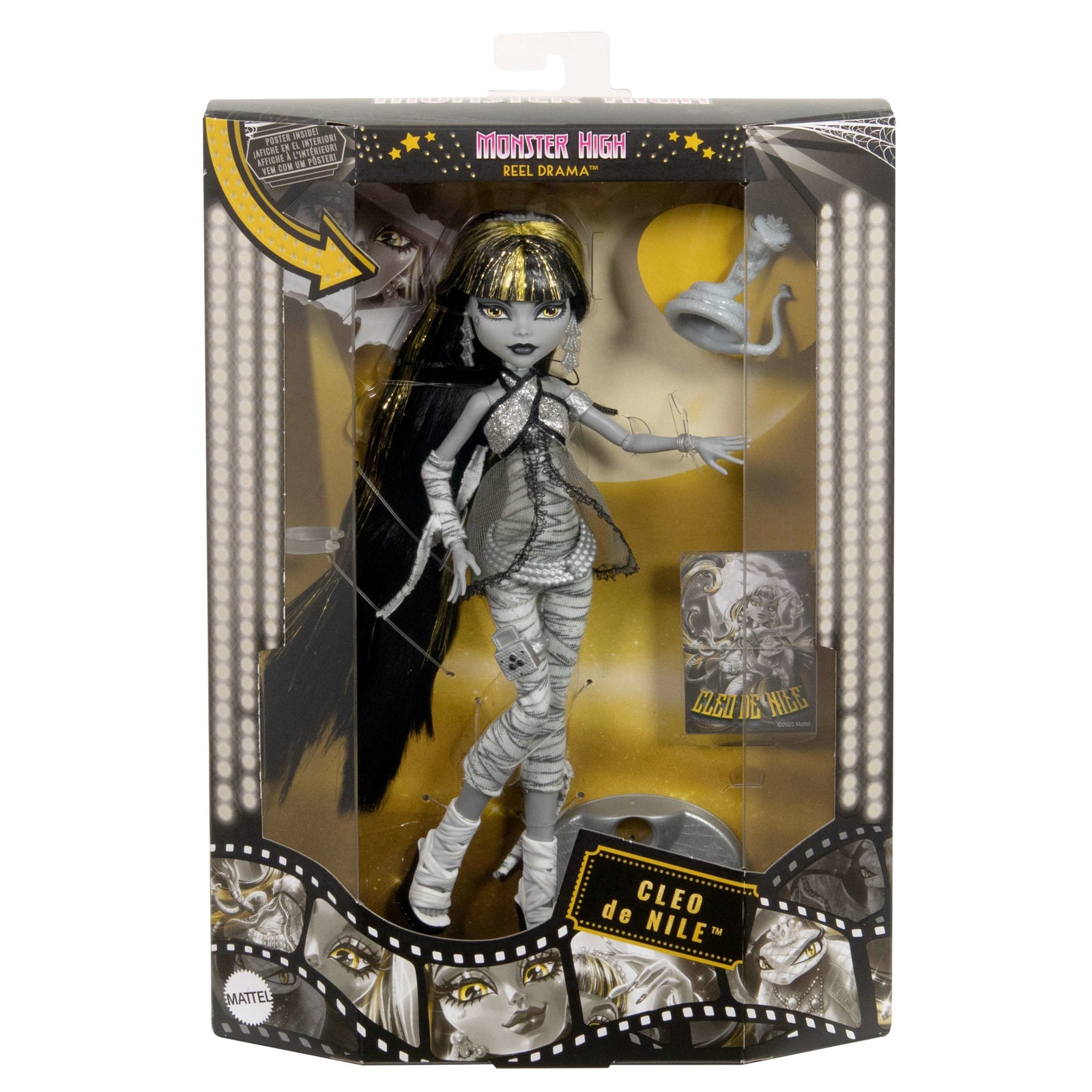 Monster High Reel Drama Cleo De Nile Collector Doll