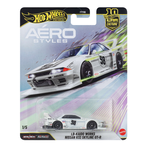 Hot Wheels Premium Car Culture LB-Kaido Works Nissan R32 Skyline