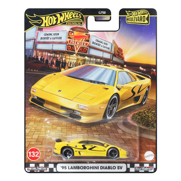 Hot Wheels Premium Boulevard '95 Lamborghini Diablo SV | Mattel