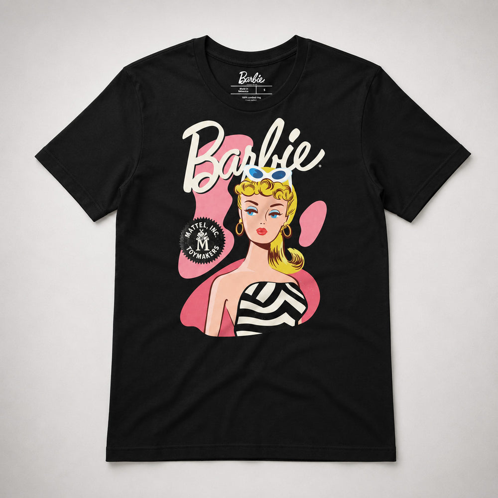 Vintage Barbie Black T-Shirt