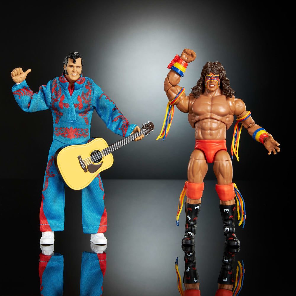 WWE Coliseum Collection Honky Tonk Man & Ultimate Warrior Ultimate Edition Figures