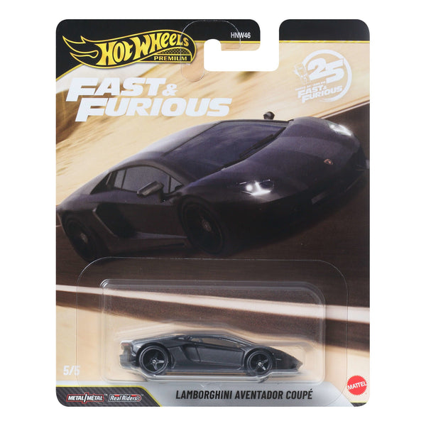 ミニカー FAST&FURIOUS LAMBORGHINI LIMITED EDITION Hot Wheels Premium Fast & Furious Lamborghini Aventador Coupé