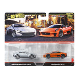 Hot Wheels Premium Car Culture James Bond Spectre 007 2-Pack Jaguar C-X75 & Aston Martin DB10