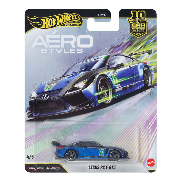 Hot Wheels Premium Car Culture Aéro Styles Lexus RC F GT3 | Mattel
