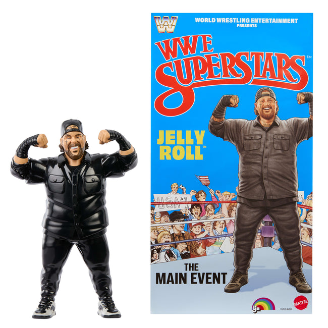 LJN WWE Superstars Jelly Roll Action Figure