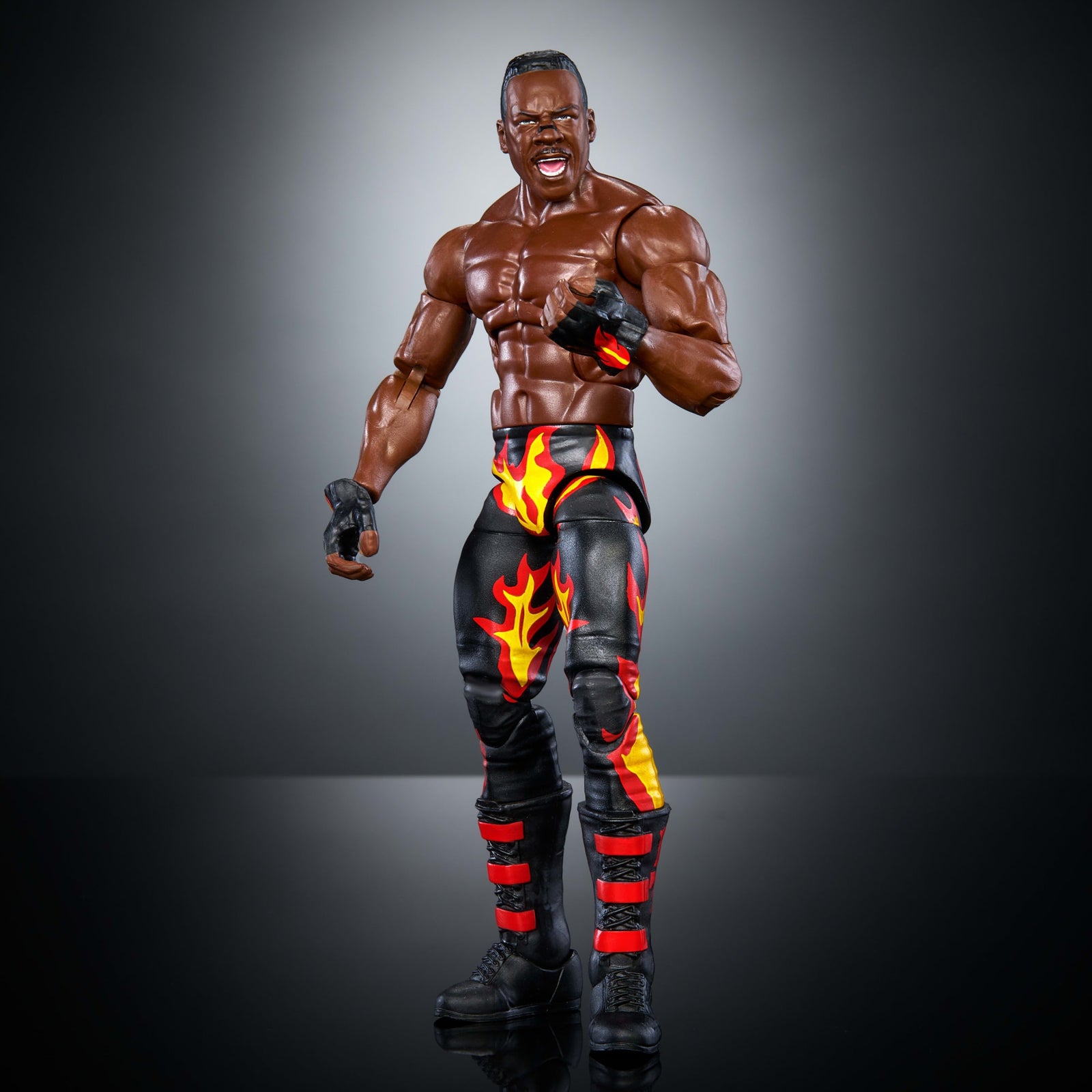 WWE Elite Collection Monday Night War Booker T Action Figure & Golga Build-A-Figure Parts