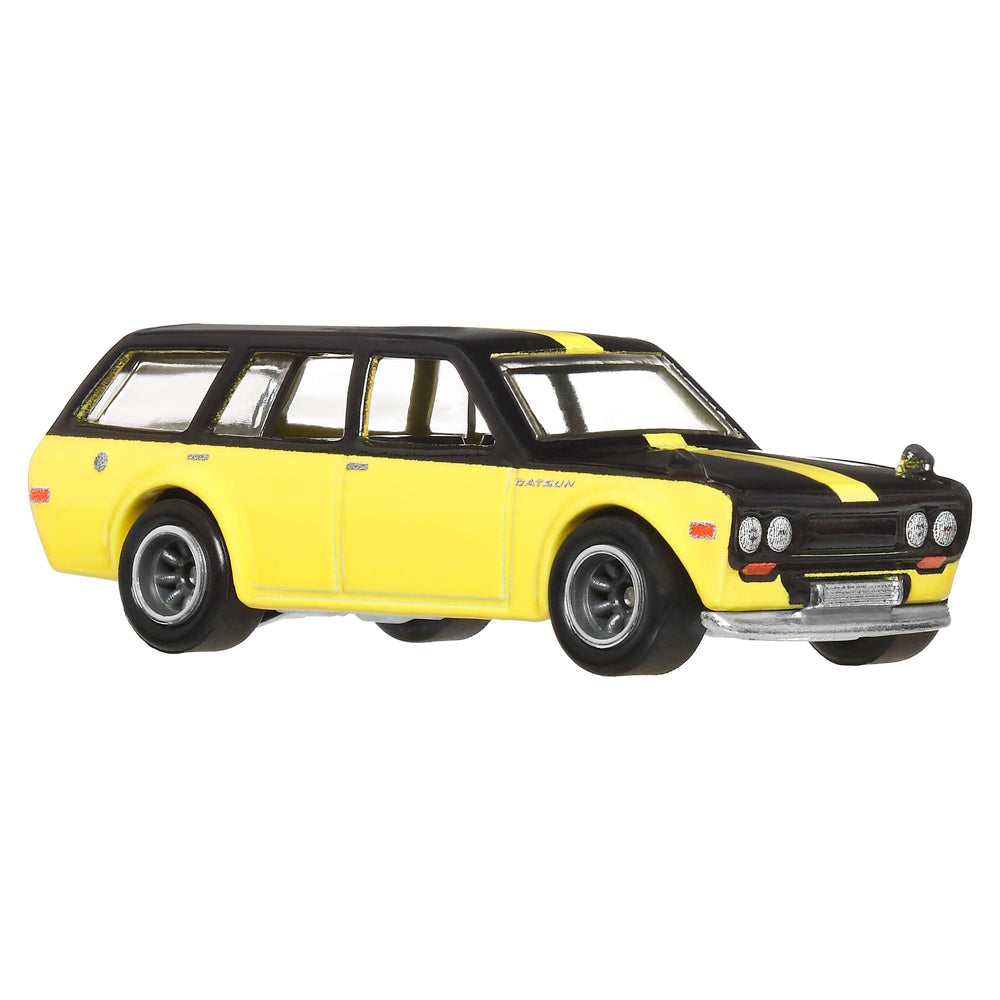 Hot Wheels Boulevard Premium 2025 - Datsun 510 Wagon Jaune - Échelle 1:64 - Boîte Non Ouverte