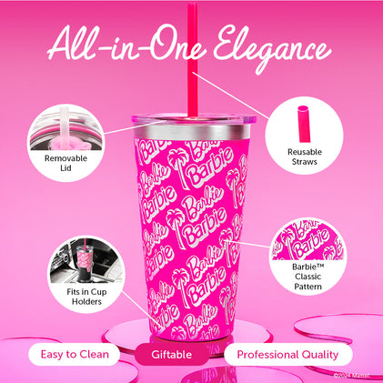 Barbie™ X Dragon Glassware® Tumbler - 16 Oz