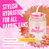 Barbie™ the Movie X Dragon Glassware® Hi Barbie! Hi Ken! Drinking Glasses