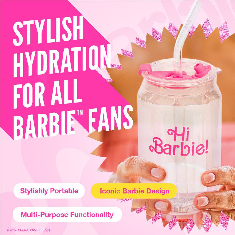 Barbie™ the Movie X Dragon Glassware® Hi Barbie! Hi Ken! Drinking Glas ...