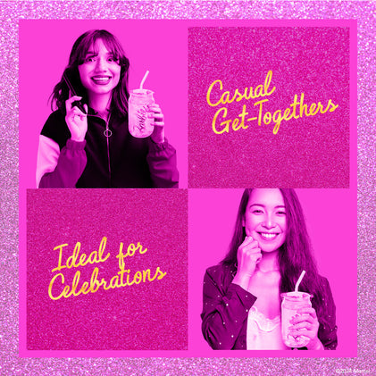 Barbie™ X Dragon Glassware® Aura Drinking Glasses