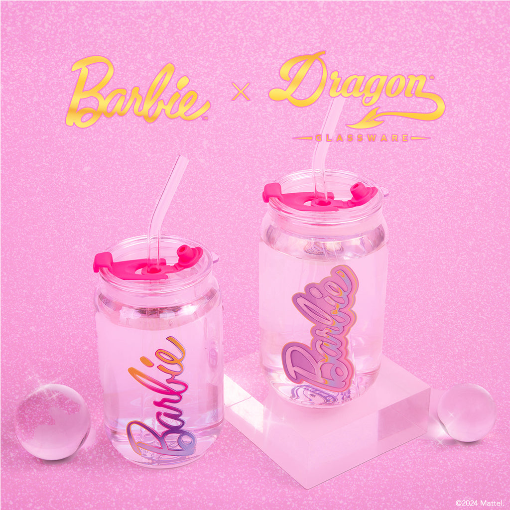Barbie™ X Dragon Glassware® Aura Drinking Glasses