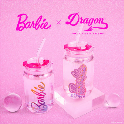 Barbie™ X Dragon Glassware® Aura Drinking Glasses