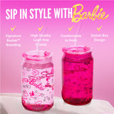 Barbie™ X Dragon Glassware® Love Out Loud Drinking Glasses