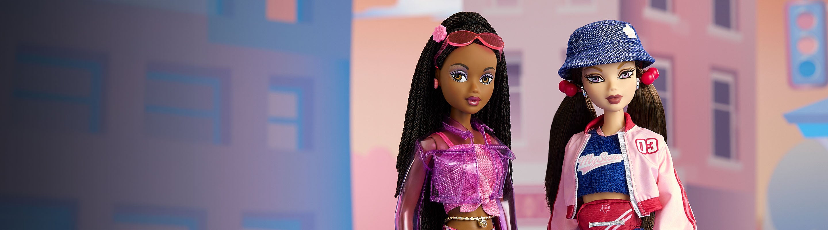 Barbie MyScene Nolee and Jai Dolls