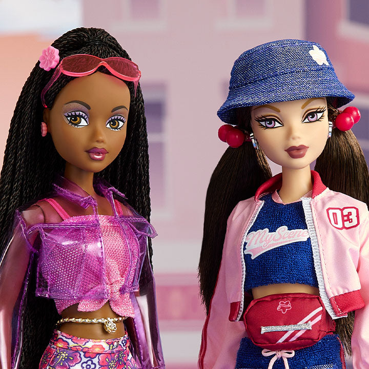 Barbie MyScene Nolee and Jai Dolls