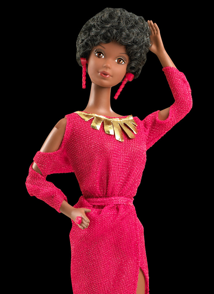 barbie pink dress 80s Late 1980s Barbie Doll Wearing Pink Gown With White Lace, Mattel, Blonde, Fashion Doll, Vintage, Collectible, ~ 240912-WH 1220