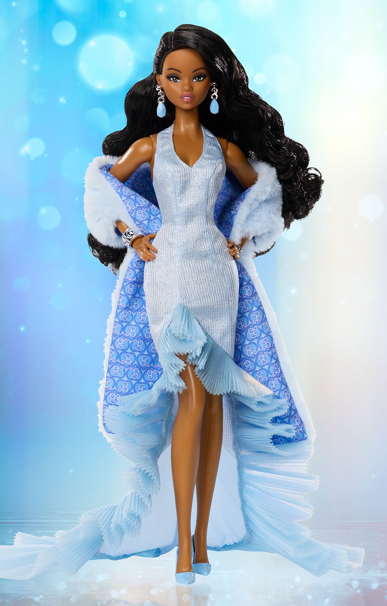 barbie blue dress Some of my favorite "blue" Barbies : r/Dolls Matching blue strappy heels finish her evening look Doll features a poseable Silkstone body for endless posing possibilities The Barbie Fashion Model Collection takes a look back at timeless couture and adds a twist to create the New Classics Collection Glinda "wicked" Inspired Doll Gown: