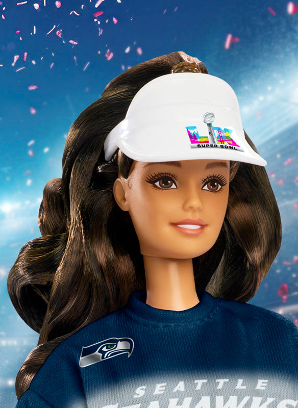 Barbie Super Bowl LX Seattle Seahawks Doll