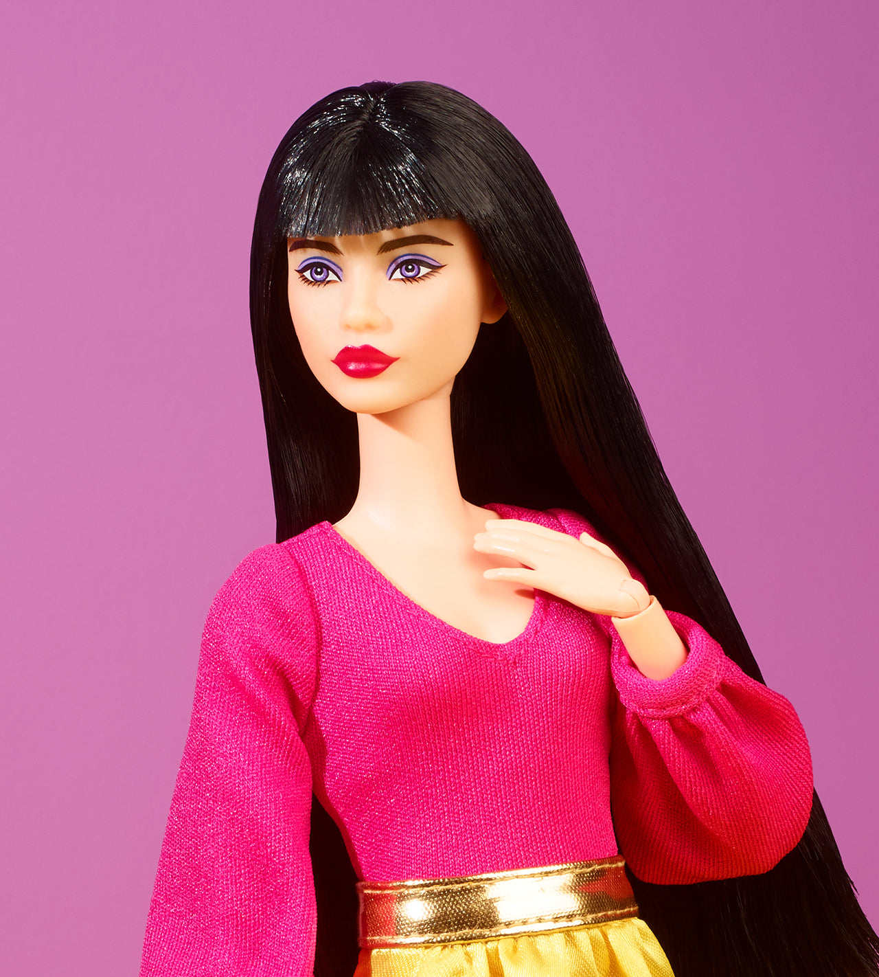 Barbie Fashion Mix N Match Doll, Peach/Teal Gold : : Toys & Games