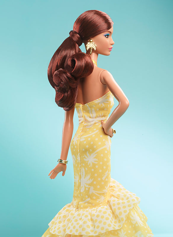 barbie in yellow dress Barbie 35th Anniversary Teresa Doll
