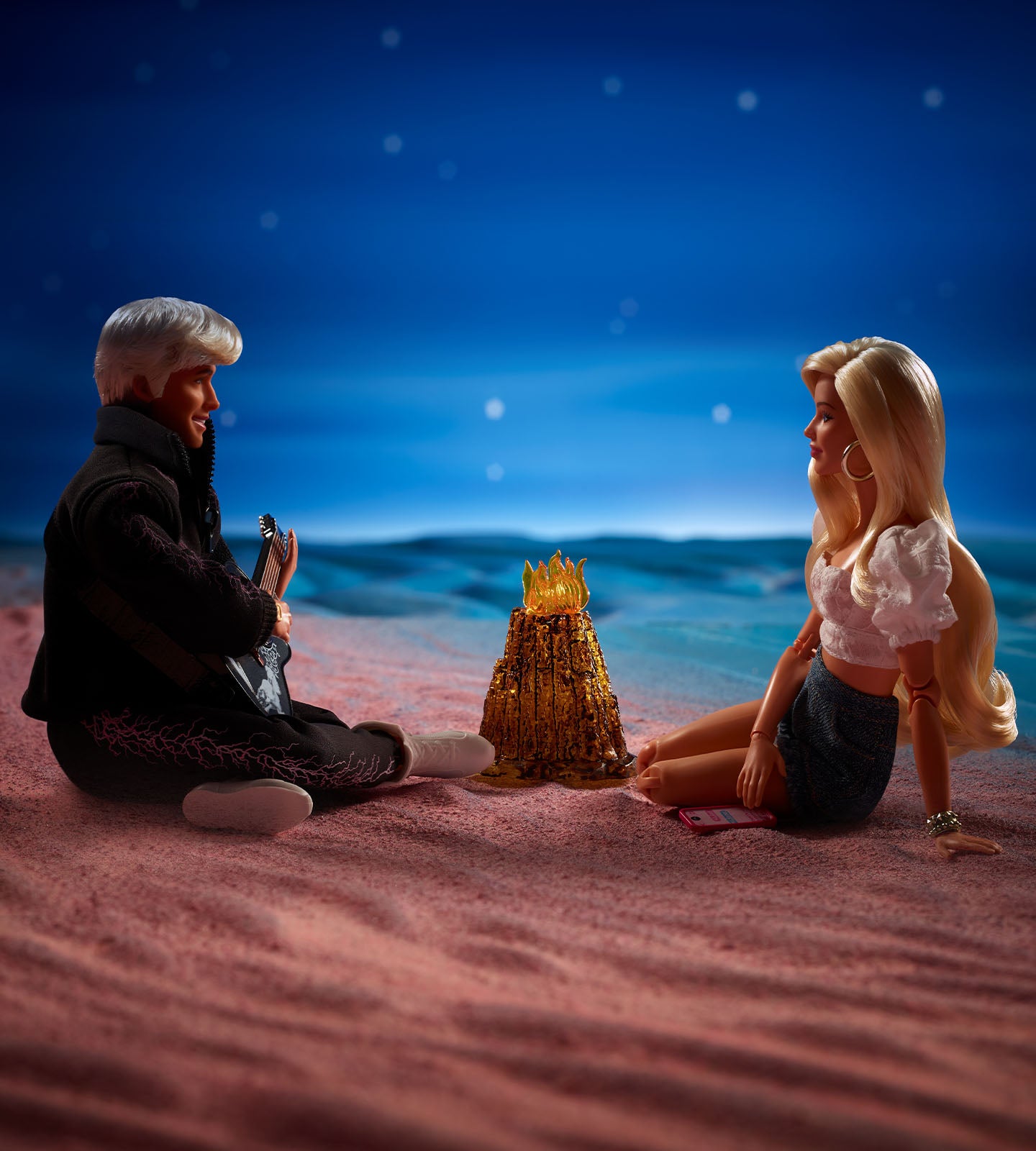 Barbie The Movie Barbie and Ken Campfire Scene 2-Pack | Mattel