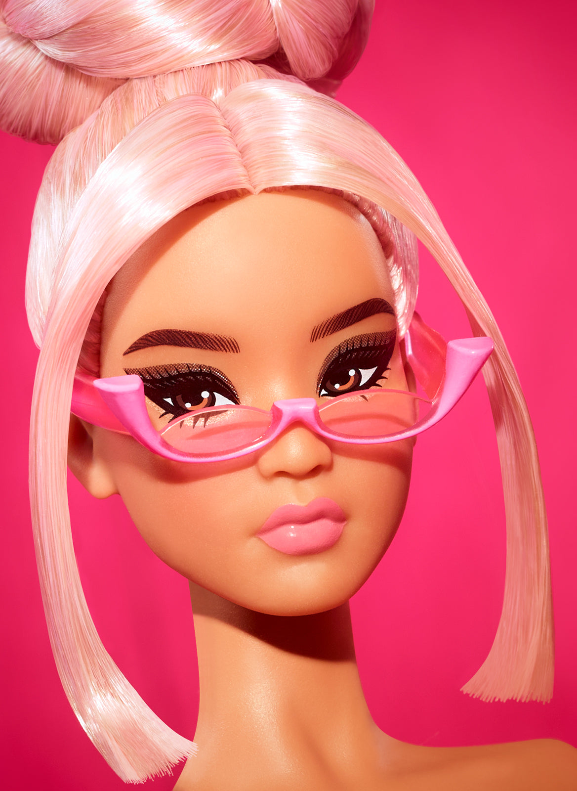 Mattel Girls' Barbie Fantasy Mermaid Princess Sleep Pajama Set Shorts (4/5)  Pink