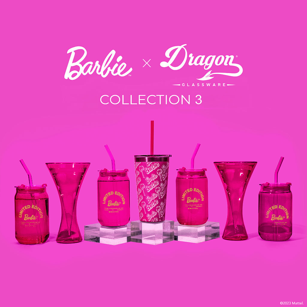 Barbie x Dragon Glassware Cocktail Glasses