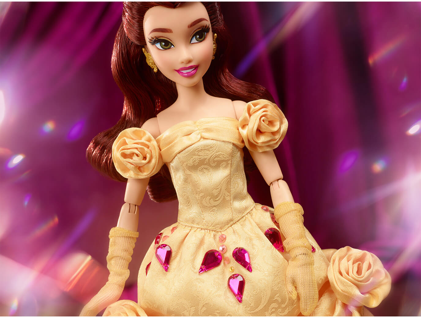 BELLE Disney Princess Beauty &THE BEAST Royal Shimmer Belle Dolls CHRISTMAS