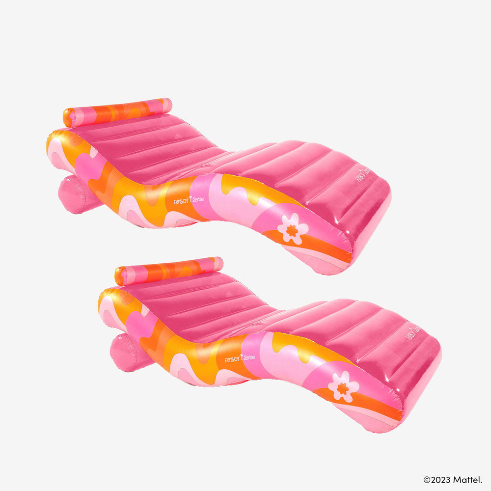 FUNBOY X Barbie™ Dream Clear Pink Chaise - 2 Pack