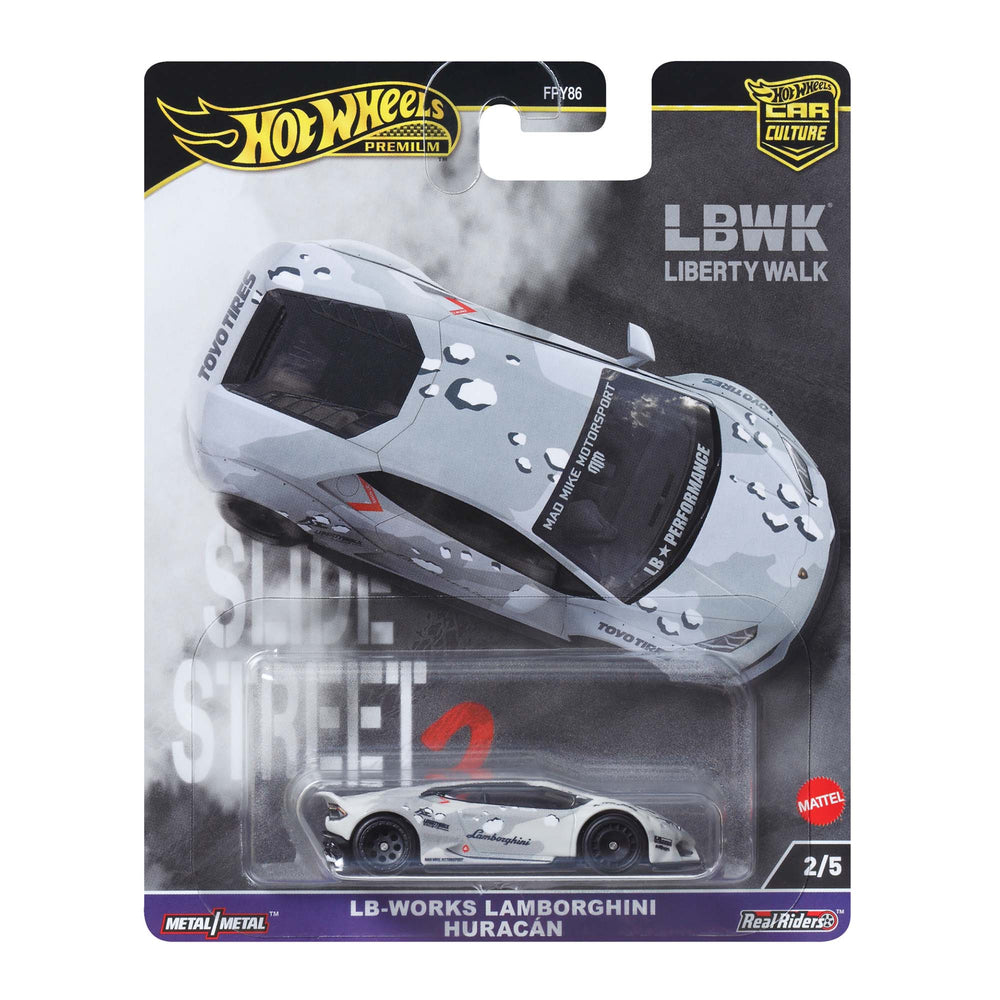 Hot Wheels Car Culture Slide Street 2 LB-WORKS Lamborghini Huracán