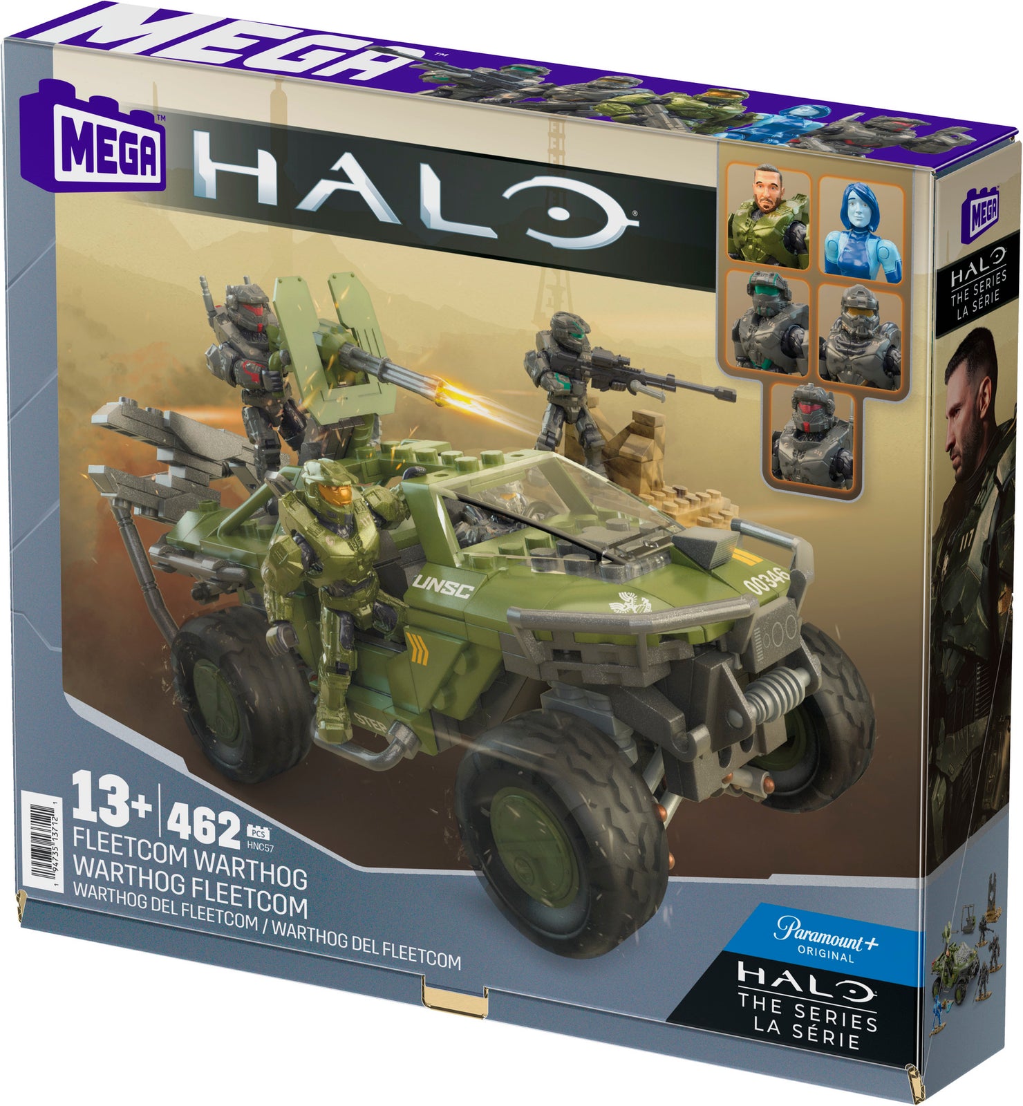 MEGA Halo FLEETCOM Warthog Vehicle Building Set