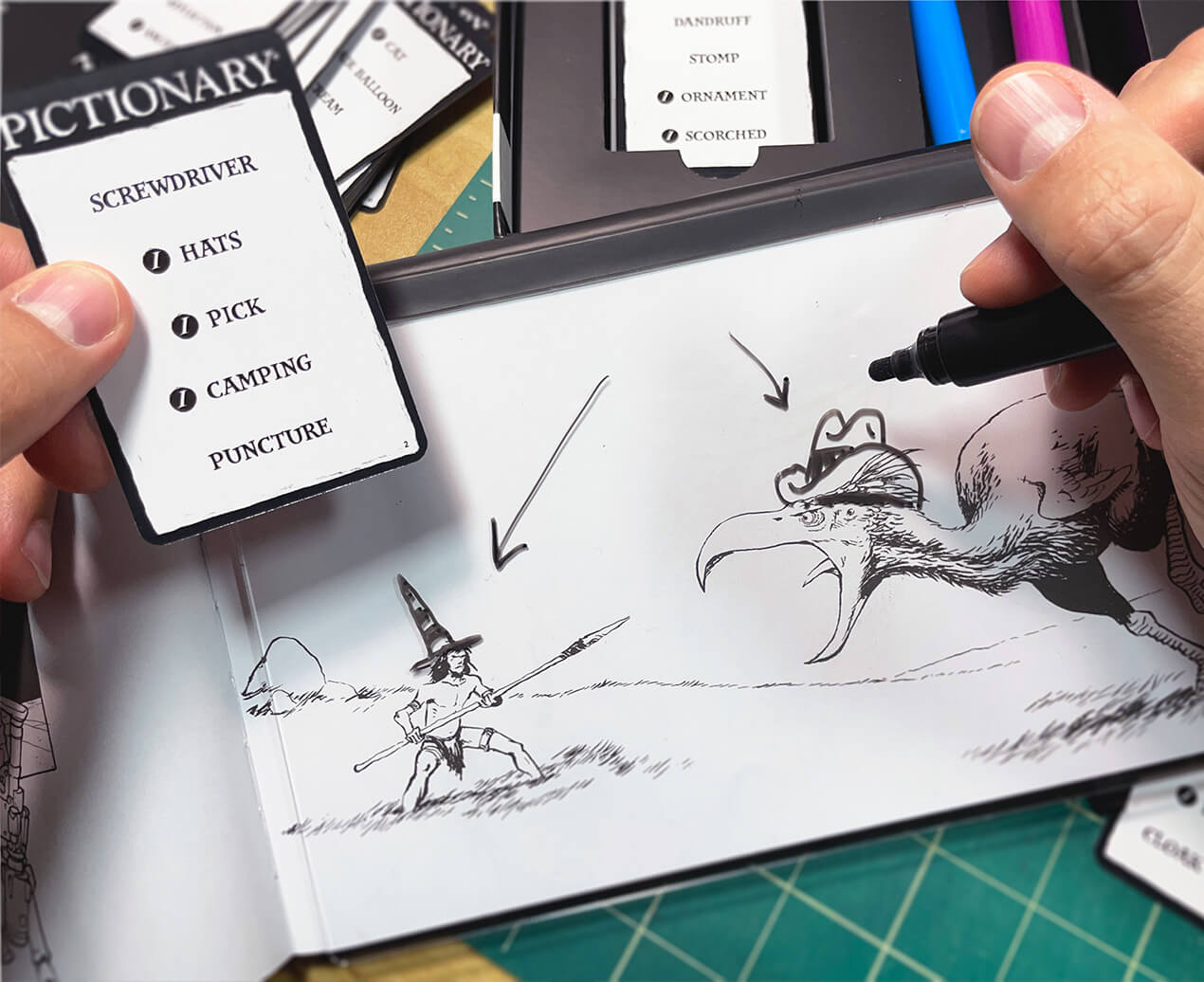Pictionary Model Pictionary Sketchbook x Inktober | Mattel Creations