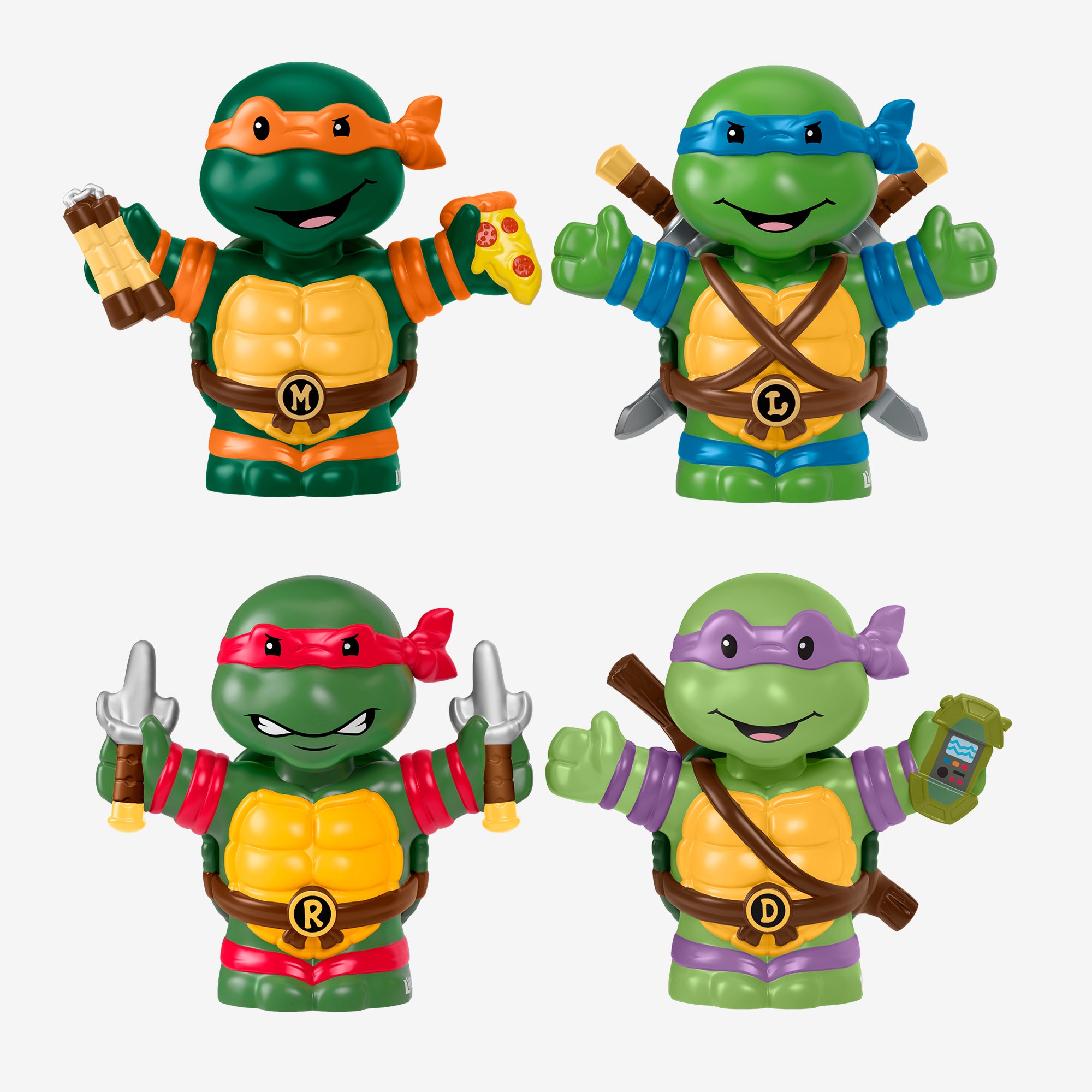 Little People Collector Teenage Mutant Ninja Turtles Special Edition S –  Mattel Creations