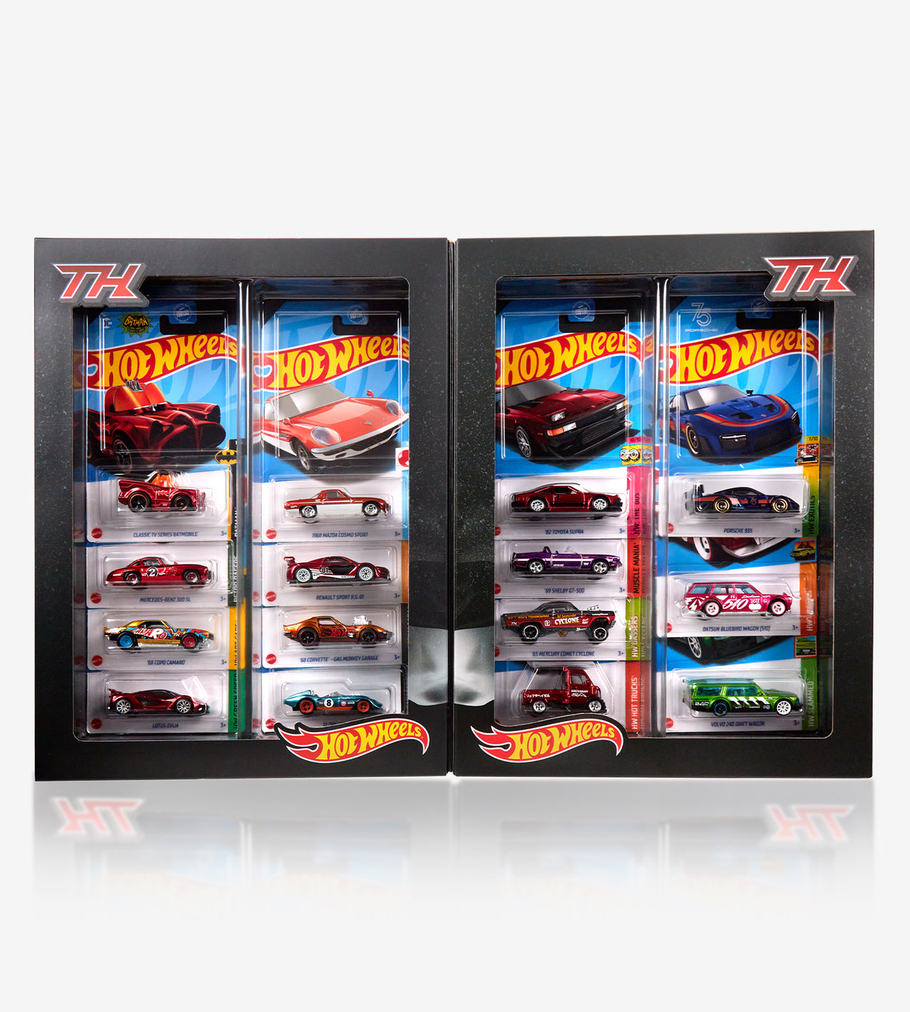 Mattel HFV87 coffret de 5 voitures hot wheels HW Race Team véhicules  miniatures