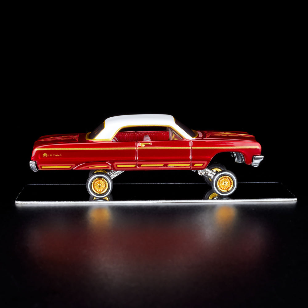 Hot Wheels RLC 1964 Chevy Impala SS Lowrider Rossa - Edizione Limitata 2024 - Foto 2