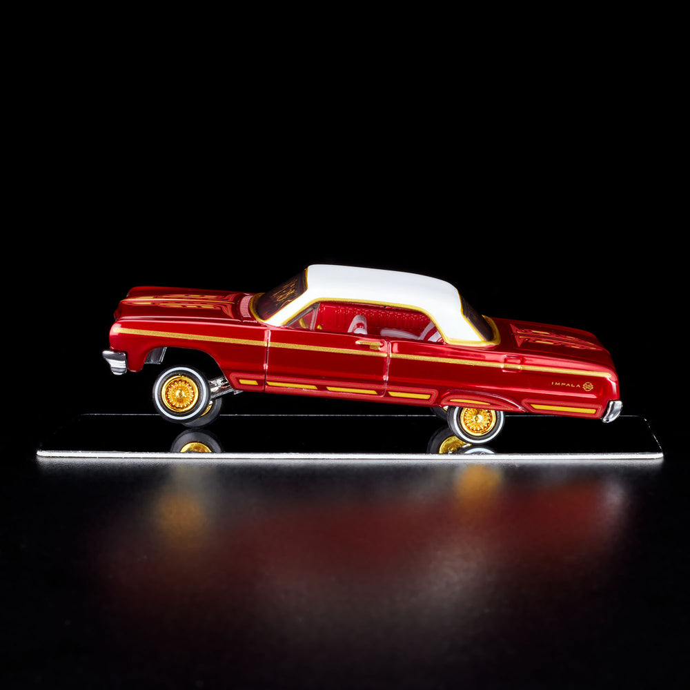 Hot Wheels RLC 1964 Chevy Impala SS Lowrider Rossa - Edizione Limitata 2024 - Foto 3