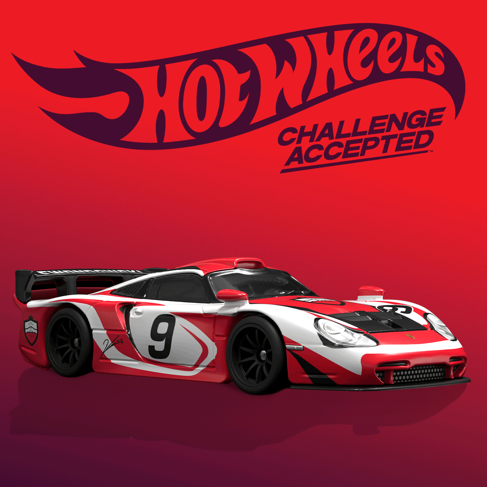 Hot Wheels x Robert Lewandowski x 1997 Porsche 911 GT1