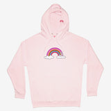 Barbie The Movie Rainbow Chenille Patch Pullover Hoodie
