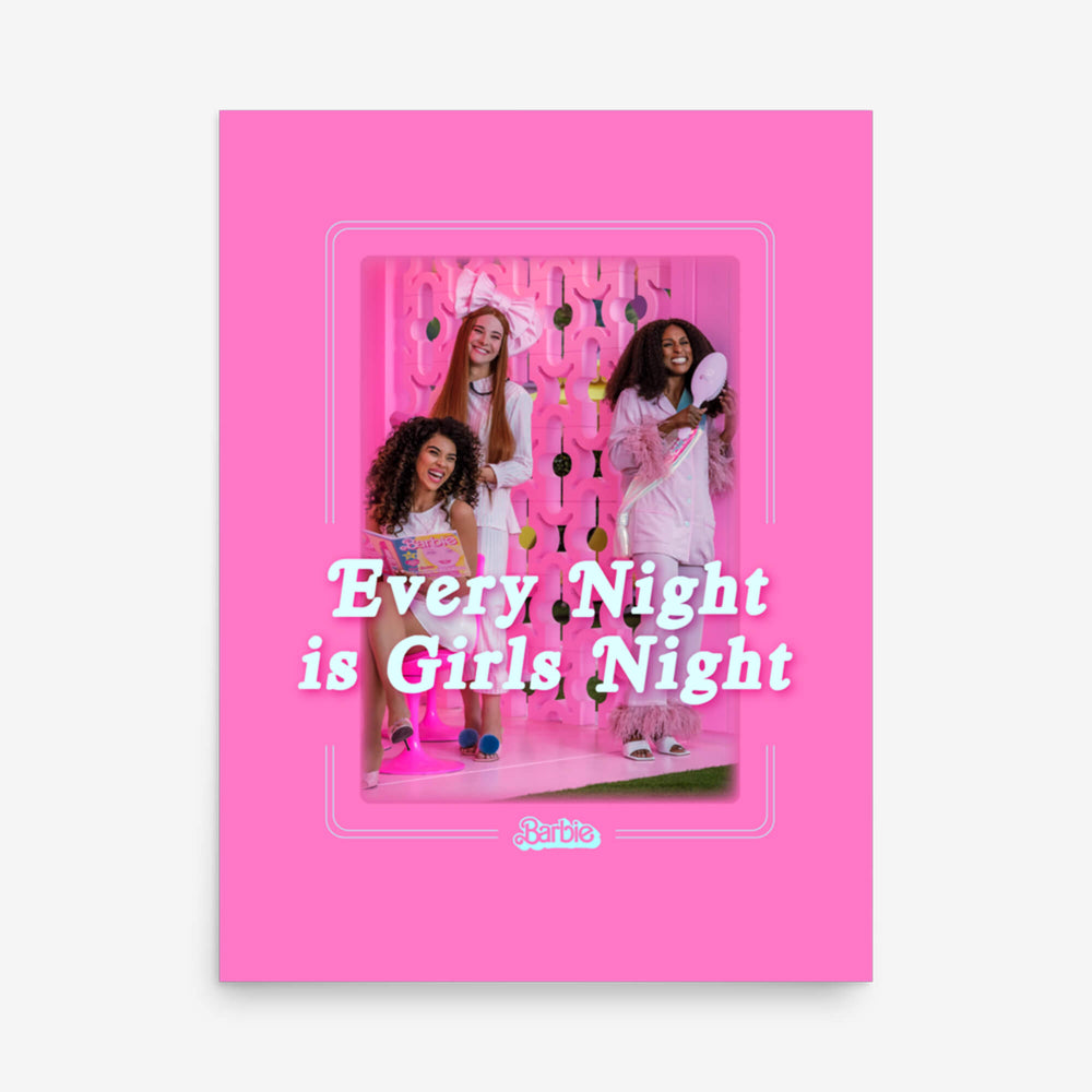 Every Night Is Girls Night Poster Print – Barbie The Movie