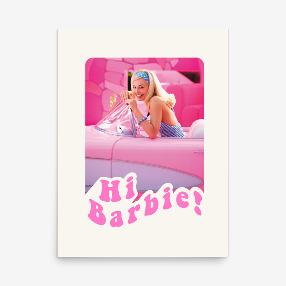 Hi Barbie! Convertible Poster Print – Barbie The Movie