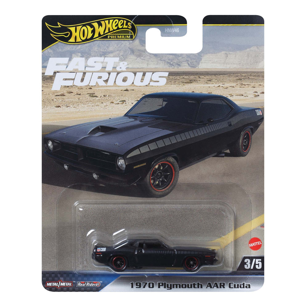 Hot Wheels Premium Fast & Furious 1970 Plymouth AAR Cuda | Mattel Creations